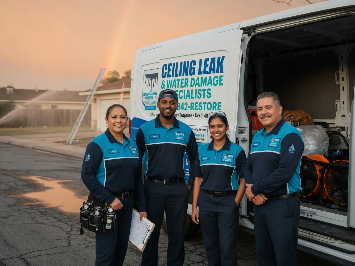 Ceiling Leak Cleanup company in Forreston, TX